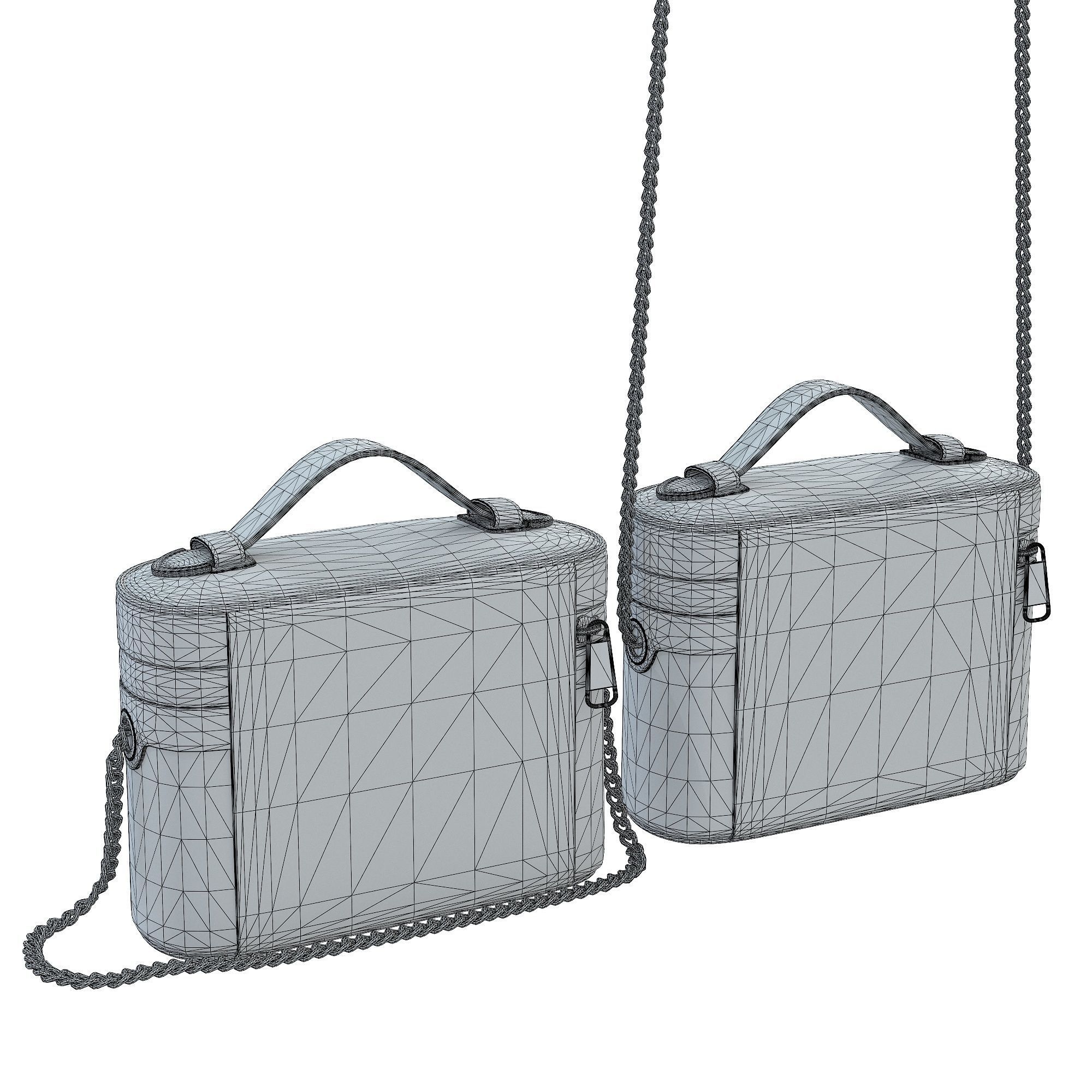 Gucci Ophidia Cosmetic Case Bag Low-poly 3D model_12