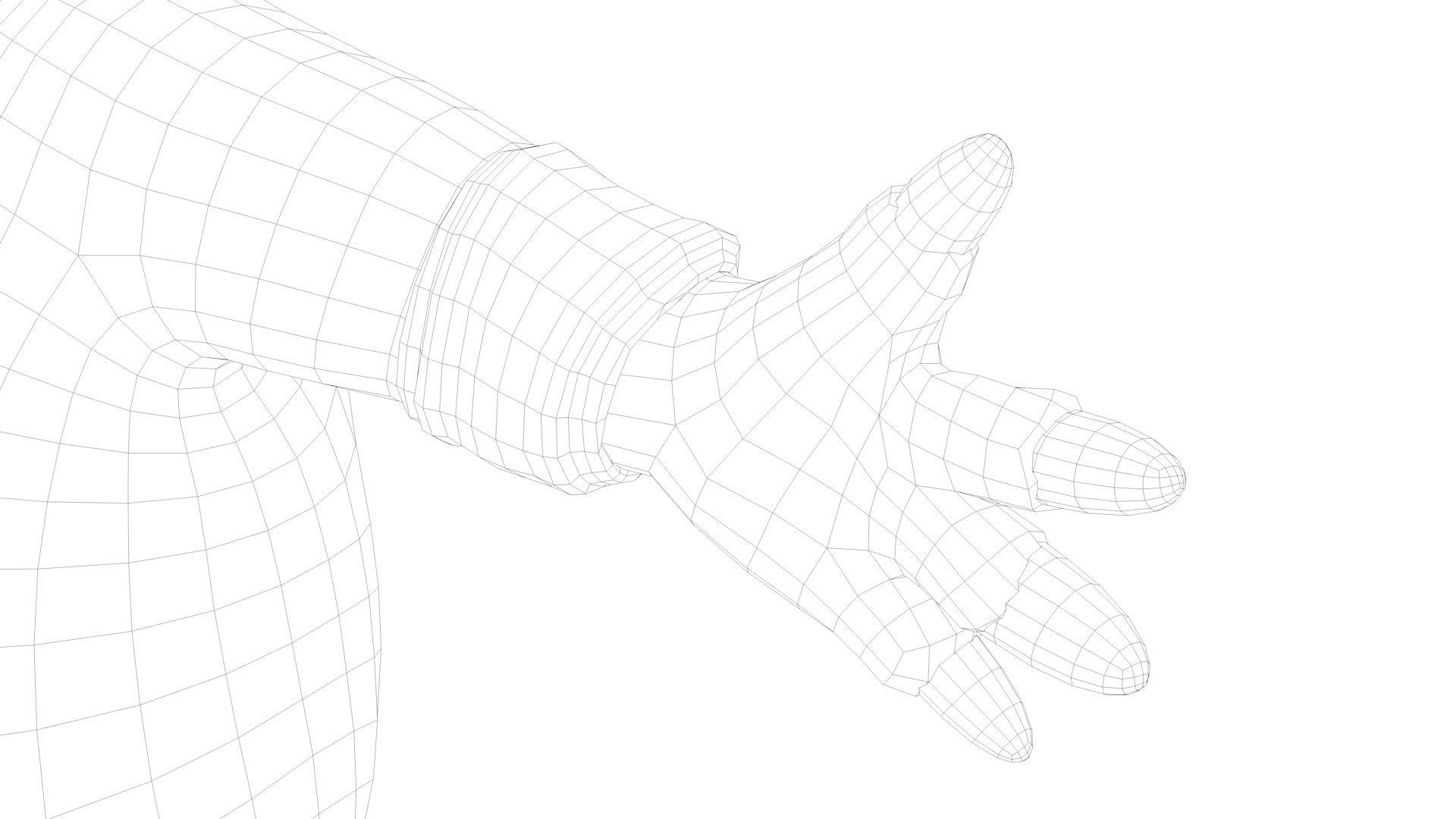 Cartoon Monster Low-poly 3D model_18