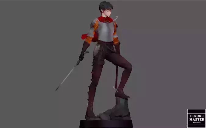 BERSERK CASCA FANTASY ANIME SWORD CHARACTER 3D PRINT MODEL