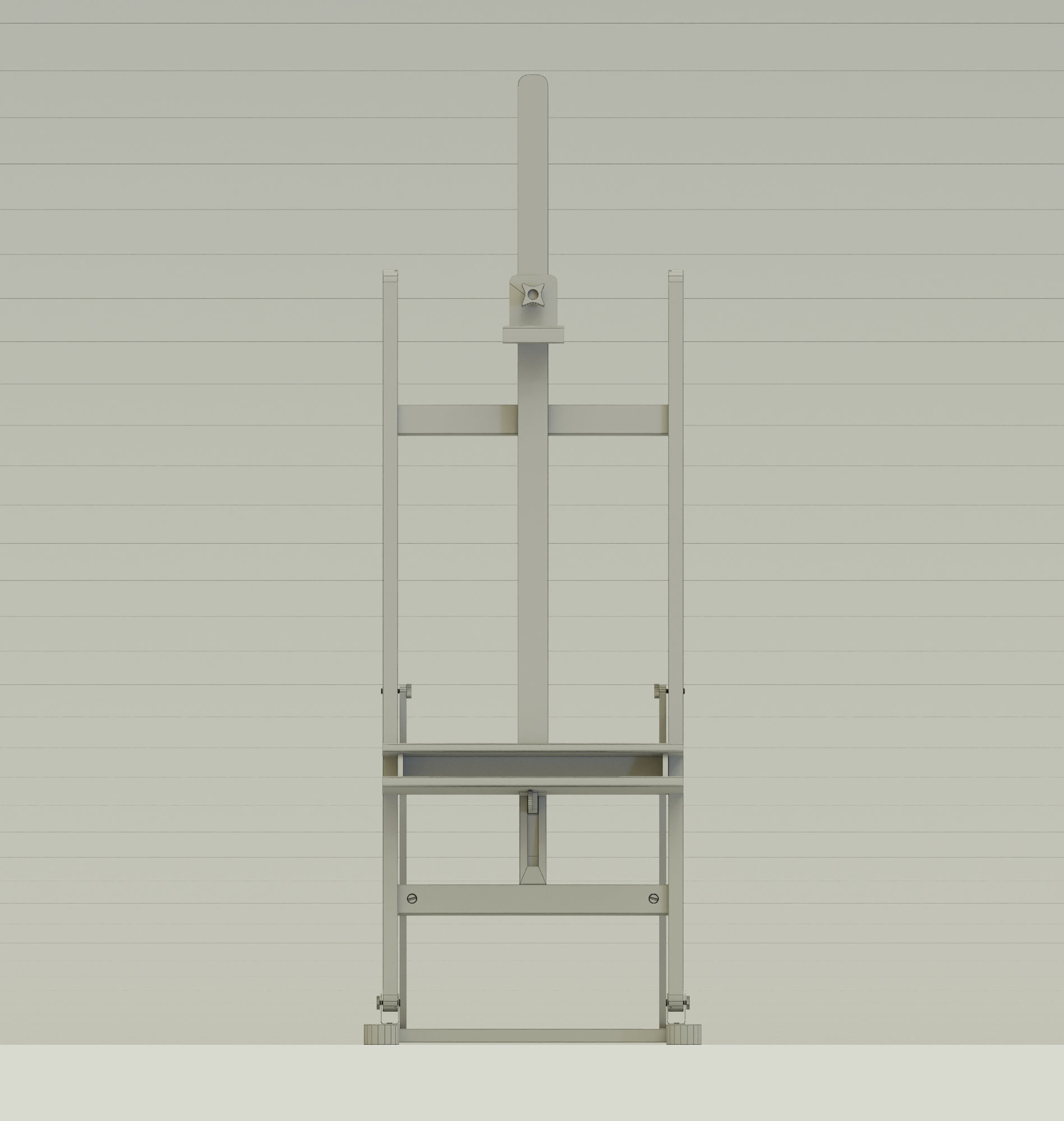 Easel 3D model_3