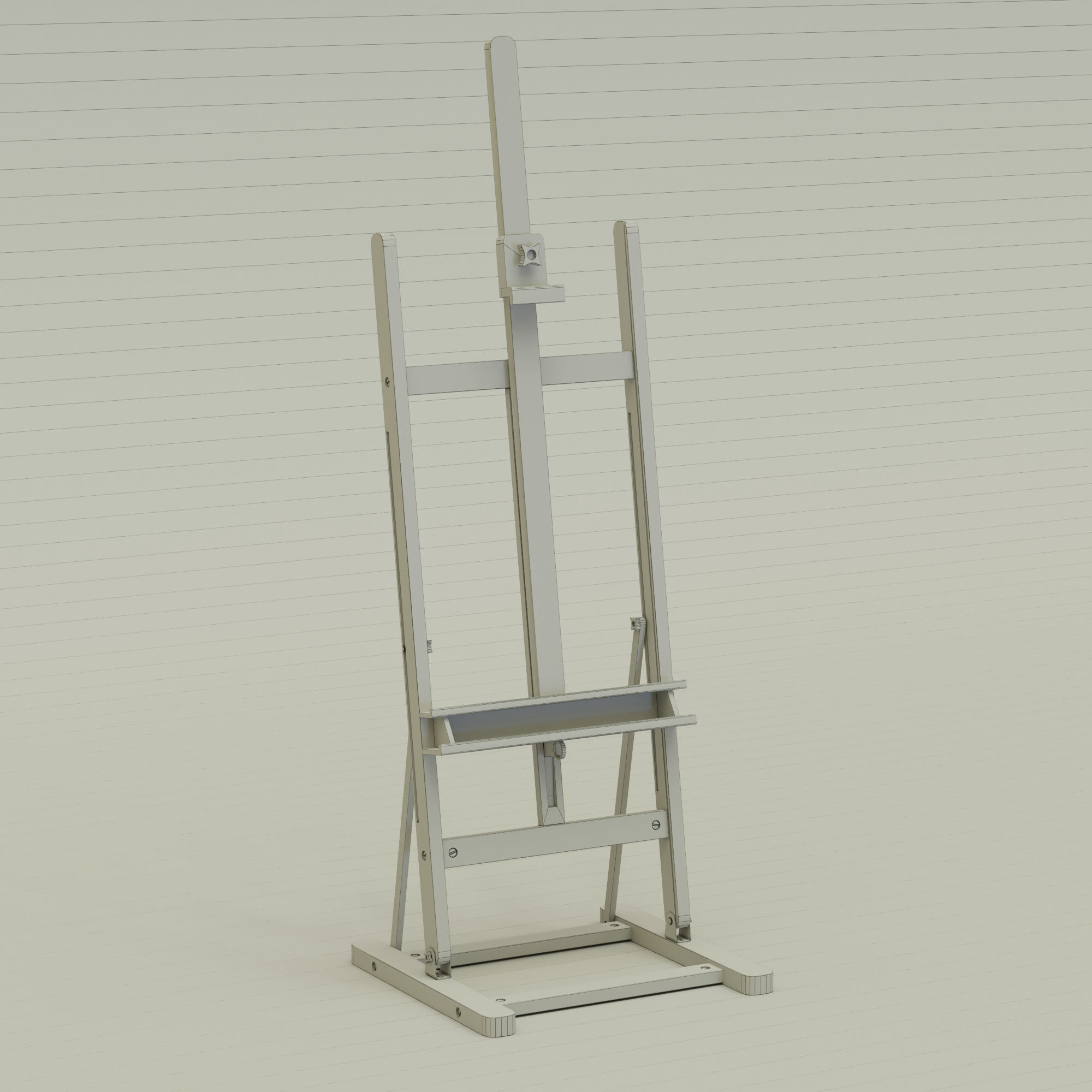 Easel 3D model_1