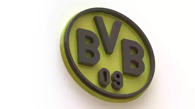 BVB 09 LOGO FOOTBALL EMBLEM 3D print model