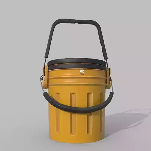 Yellow Industrial Bucket