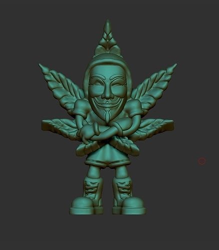 marihuano prueba  Free 3D print model