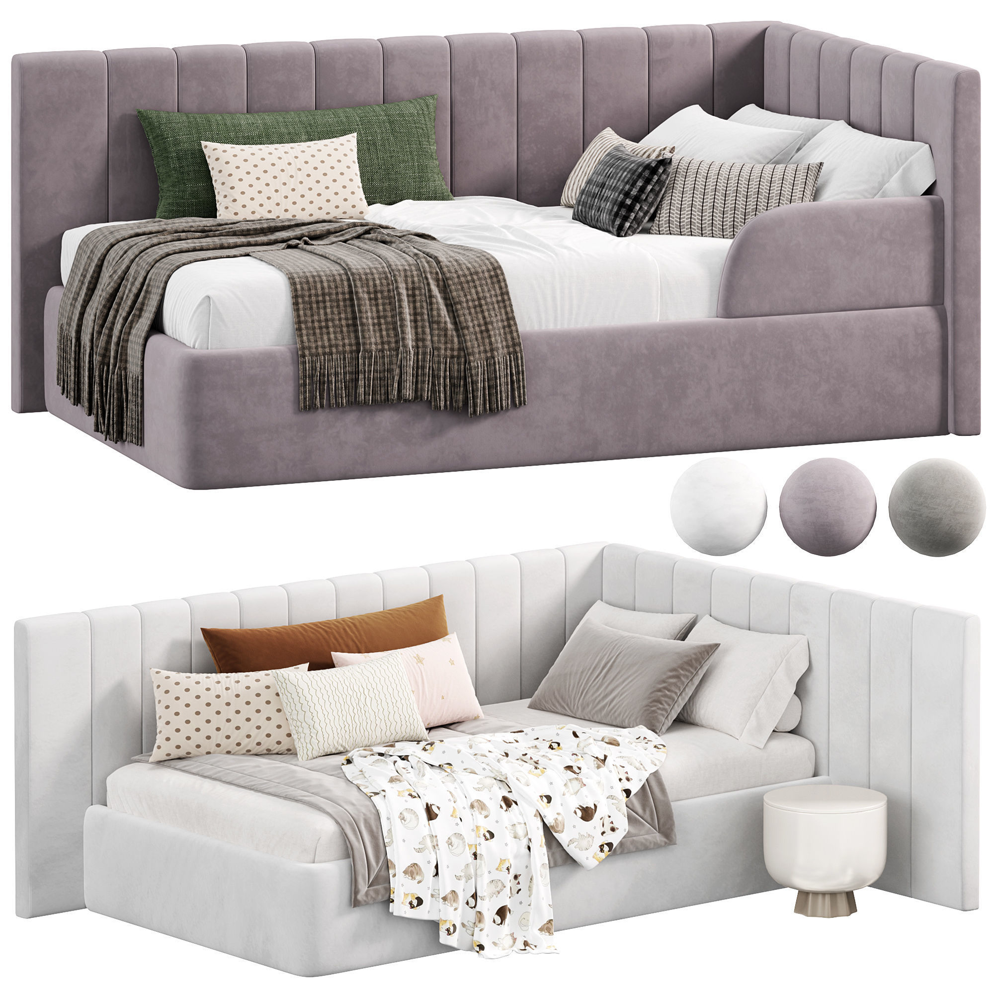 JERSEY Childrens furniture Beds by frankof 3D model_5