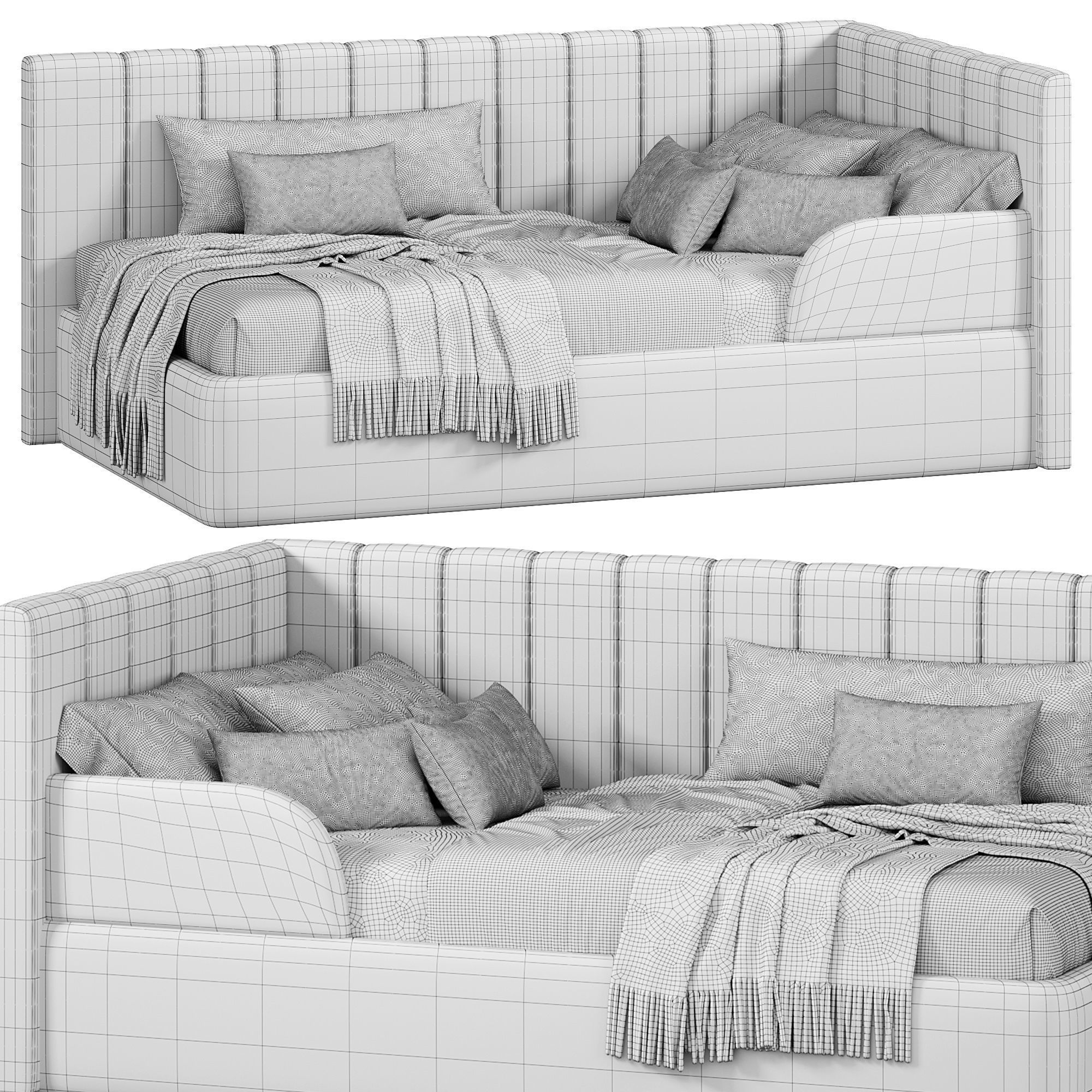 JERSEY Childrens furniture Beds by frankof 3D model_9