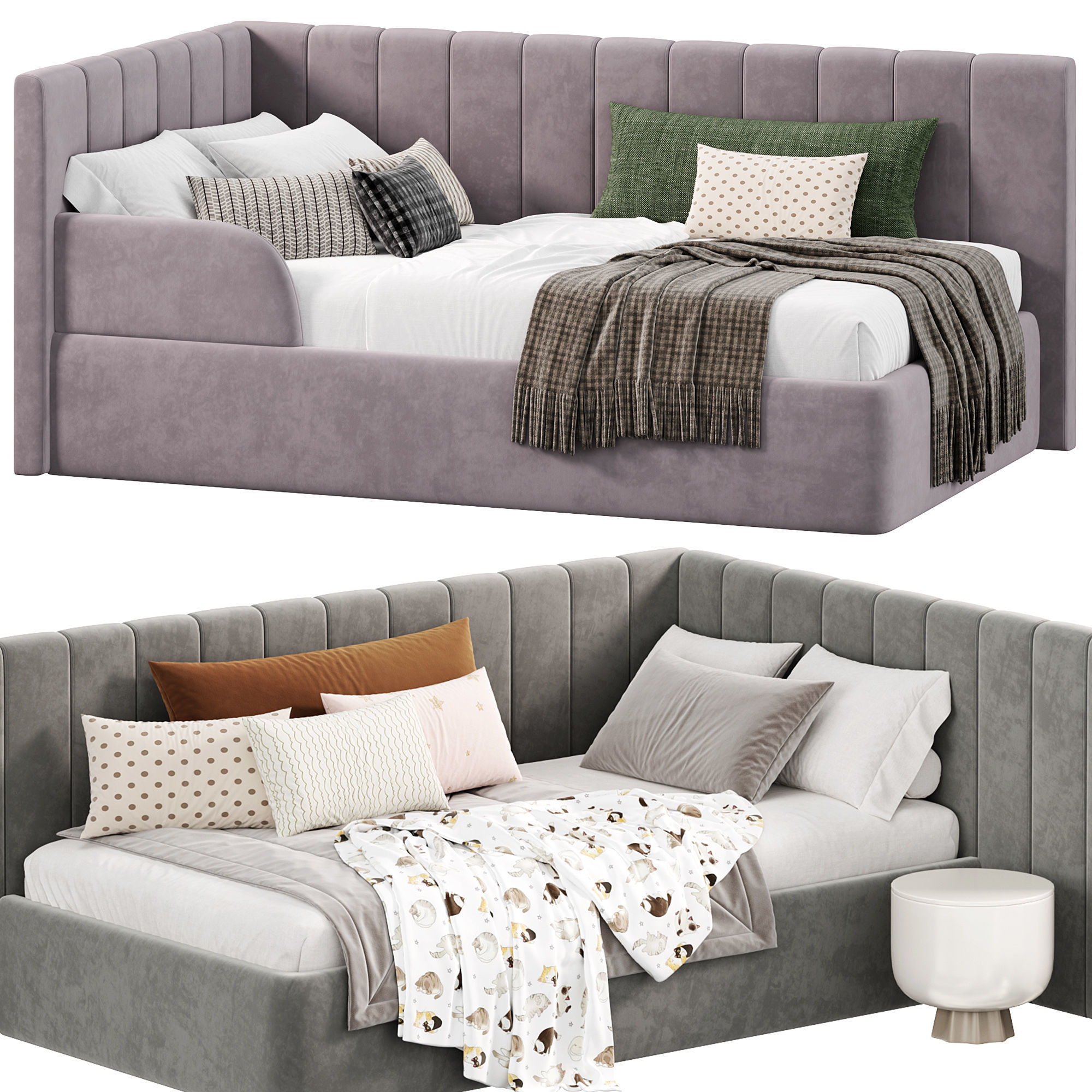 JERSEY Childrens furniture Beds by frankof 3D model_2