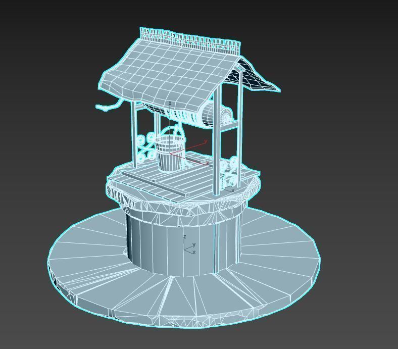 Water Well 3D model_10