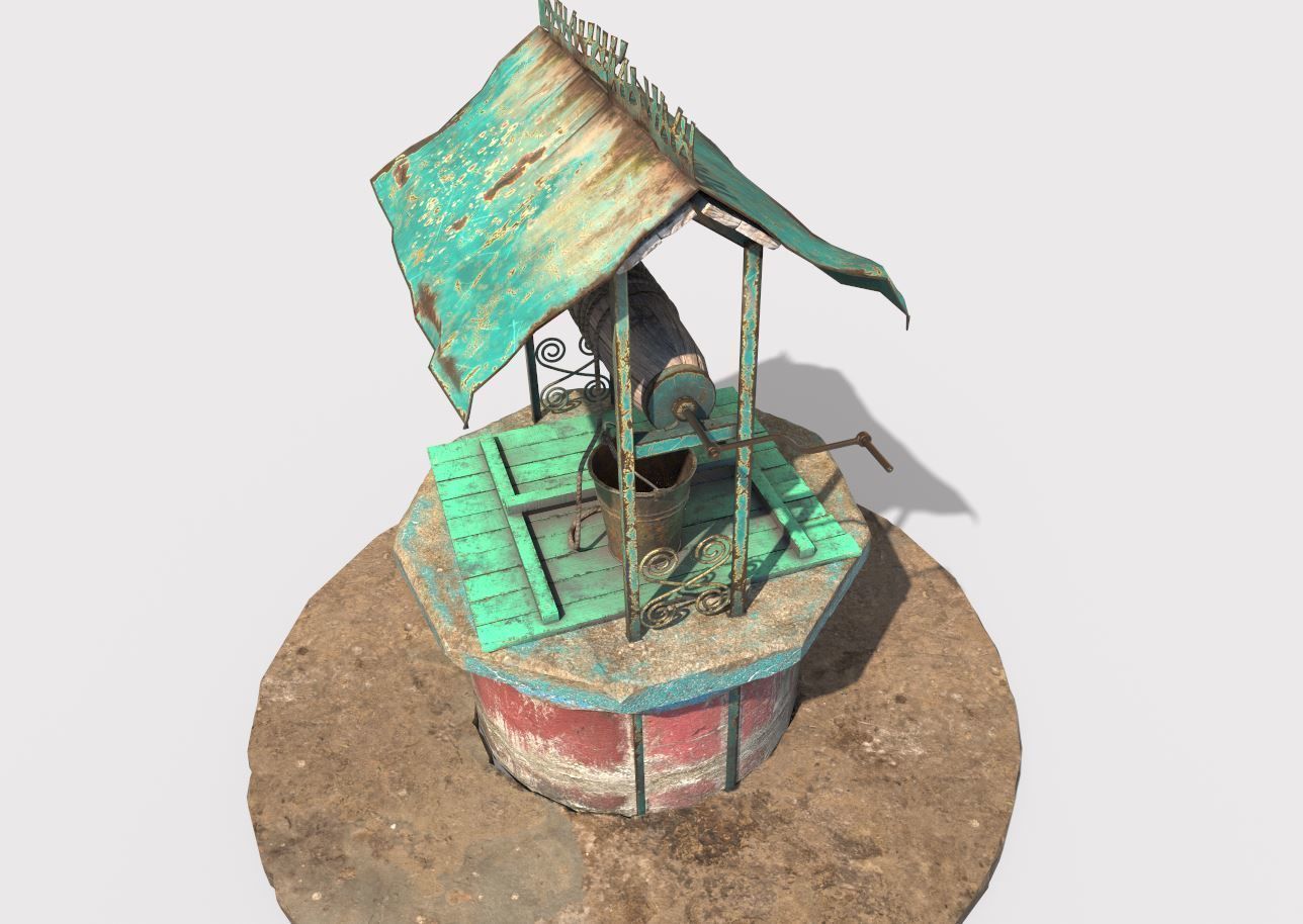 Water Well 3D model_5