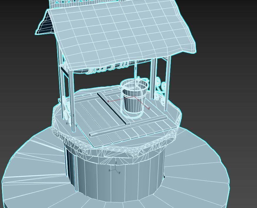 Water Well 3D model_11