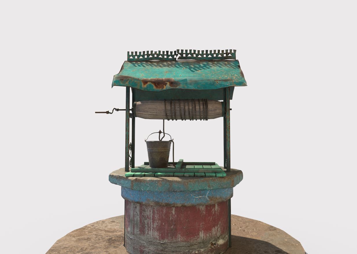 Water Well 3D model_6