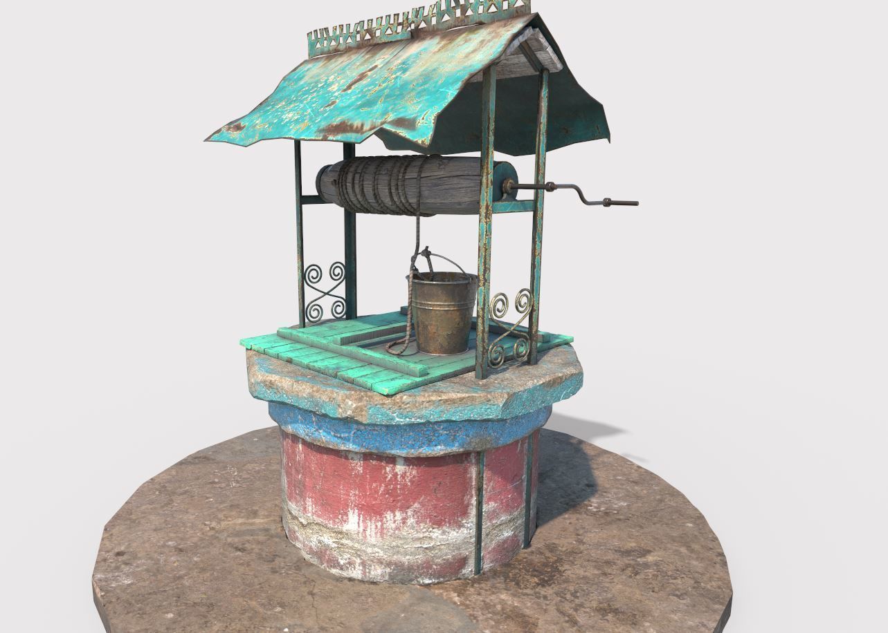 Water Well 3D model_3