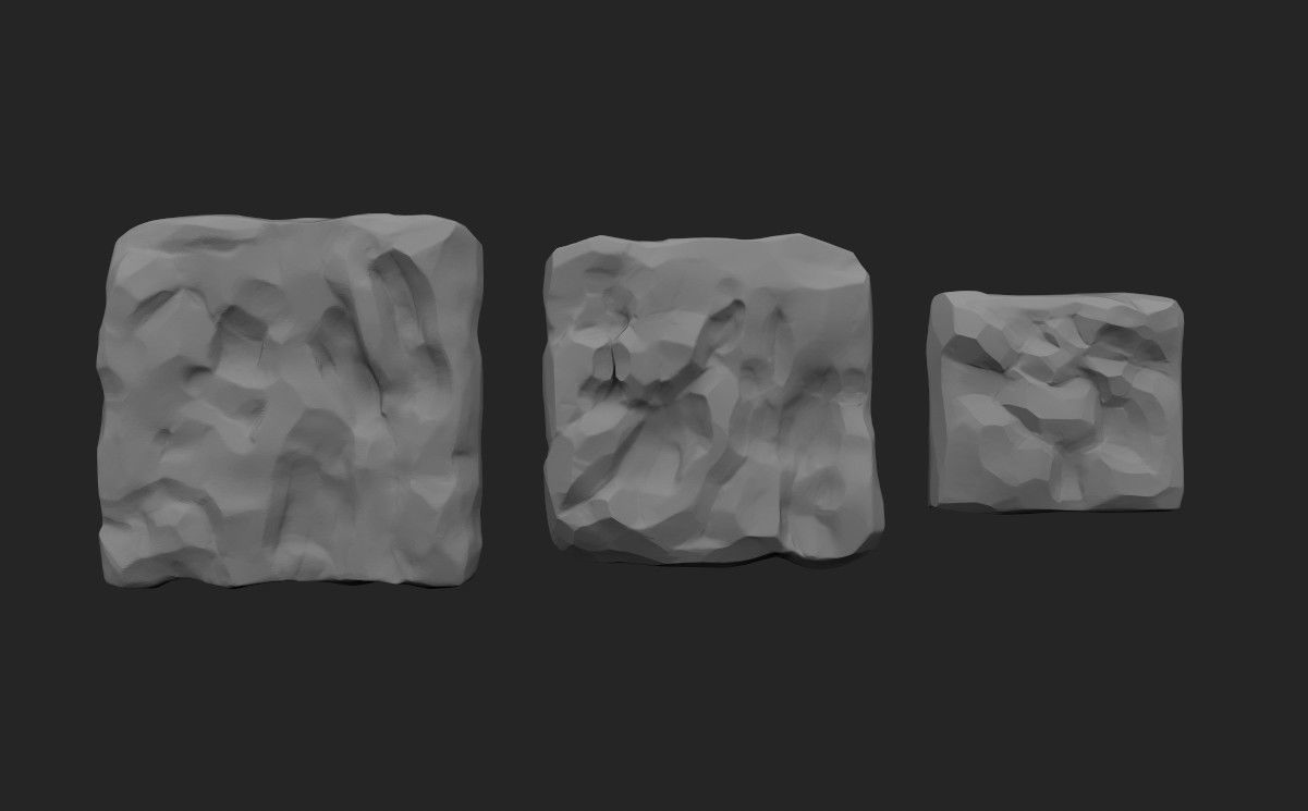 Full Stylized Cave Set  Low-poly 3D model_8