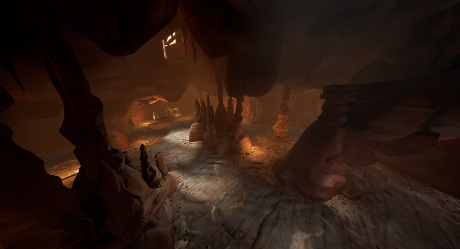 Full Stylized Cave Set  Low-poly 3D model_1