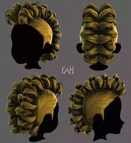 3D Hair style for boy V114