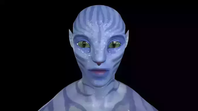 AVTR003 Avatar Walking Animation 3D model