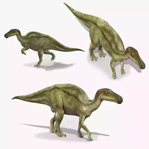 Edmontosaur Lives 8K - 3d animated model 3D model