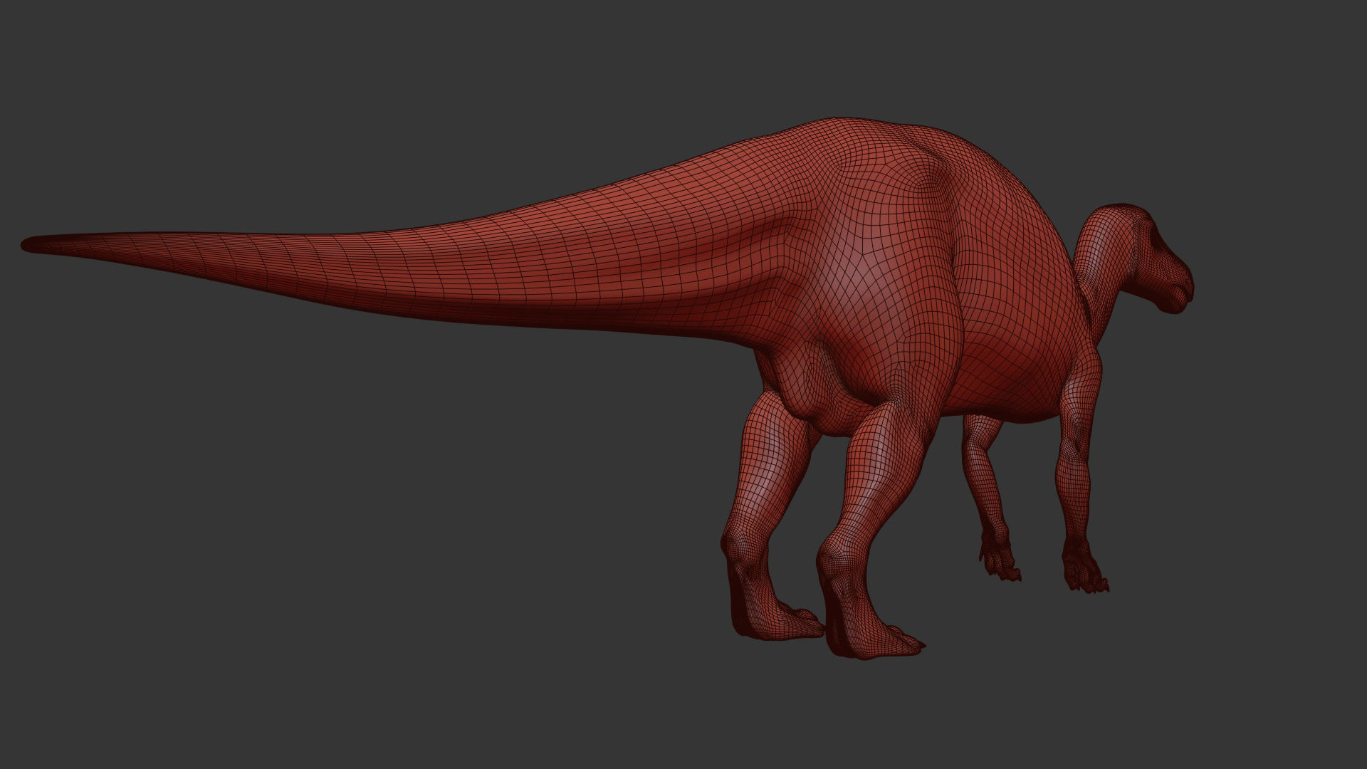 Edmontosaur Lives 8K - 3d animated model 3D model_17