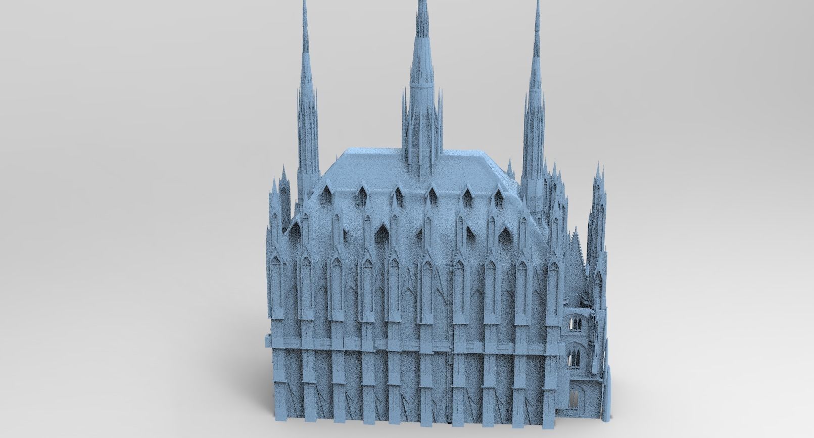 Cathedral Arch Wizards Hall exterior 3D model | CGTrader