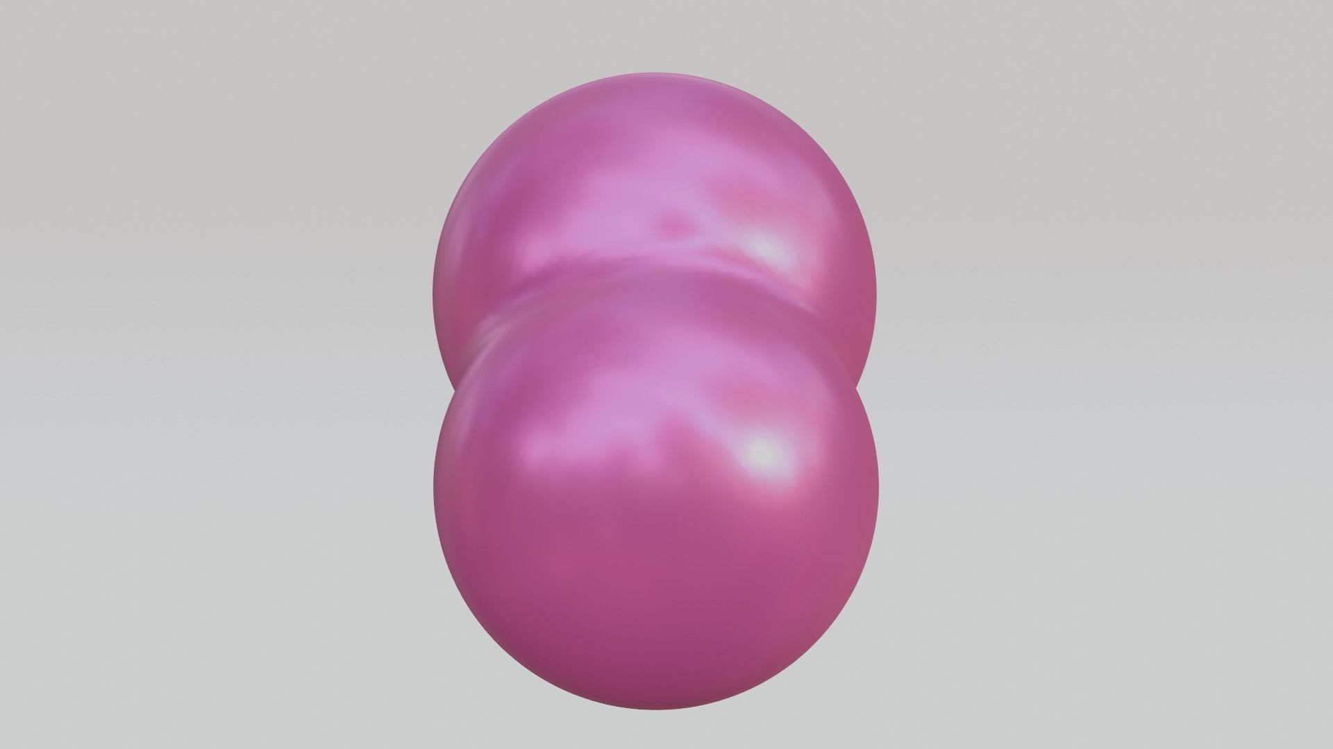 Pink Cloud  Low-poly 3D model_3