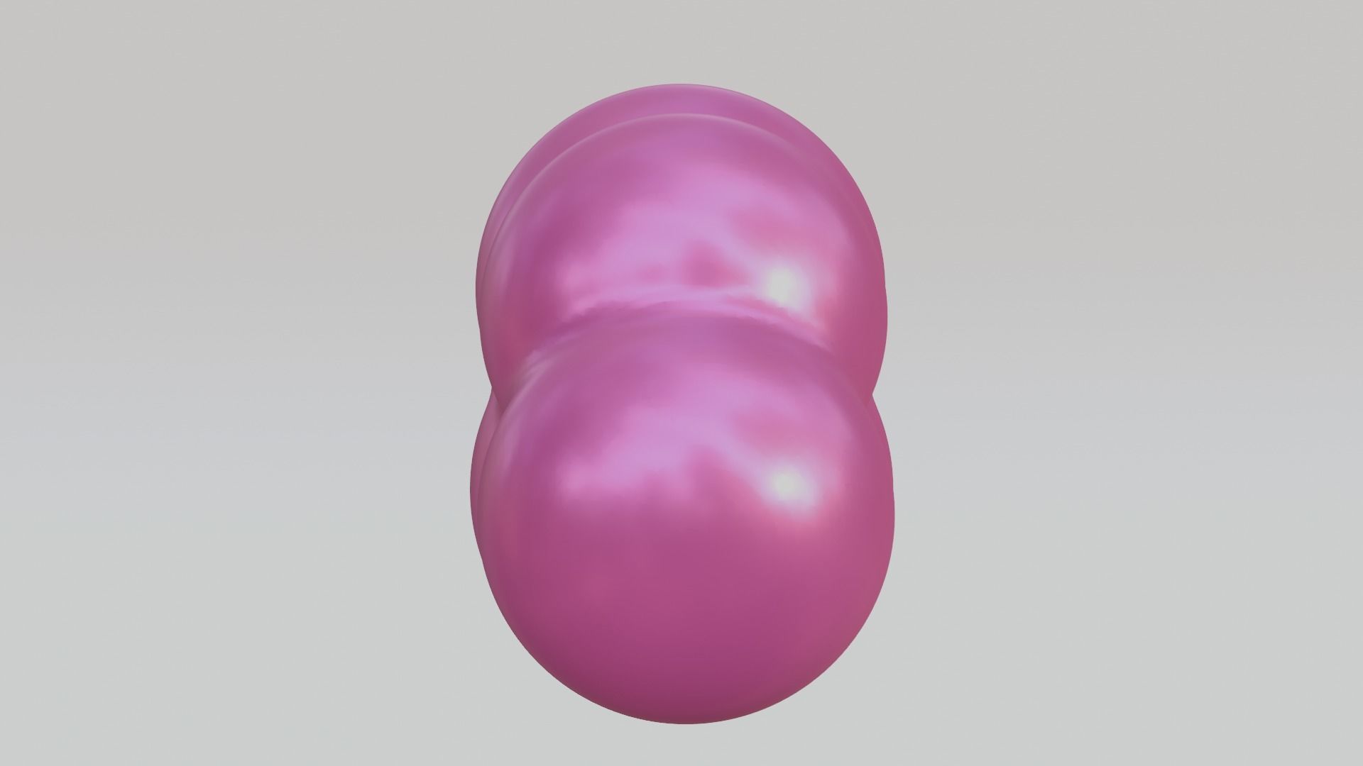 Pink Cloud  Low-poly 3D model_10