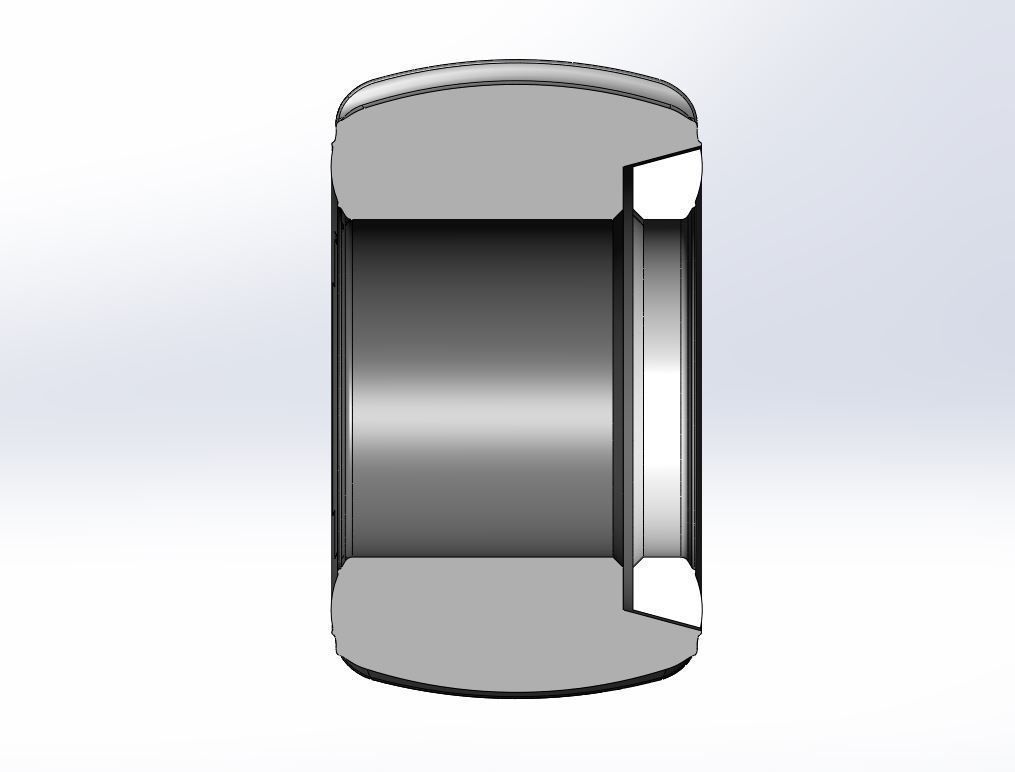 Dune buggy Whitewall rear tire Version 1 Scale 1 to 25 3D print model_11