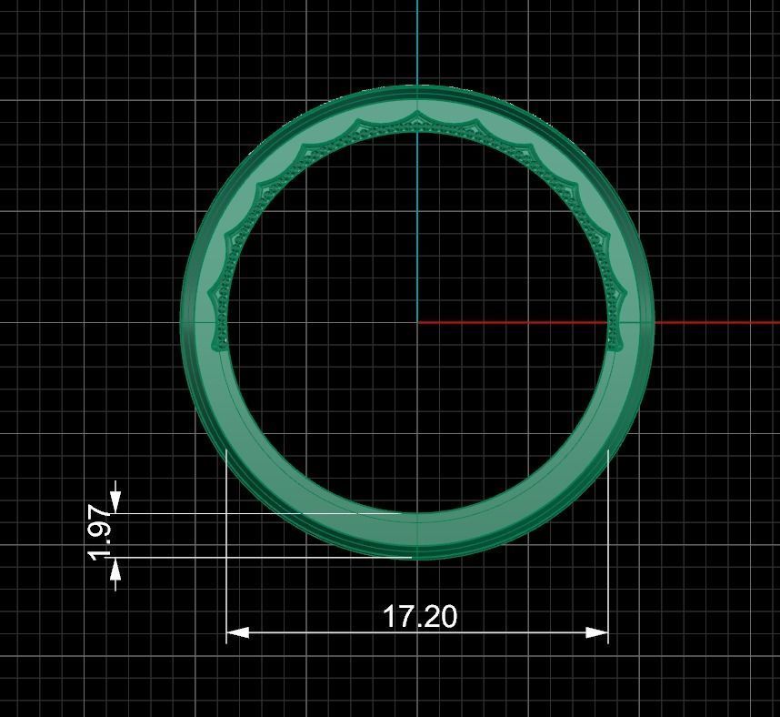 Band Ring 176 3D print model_7