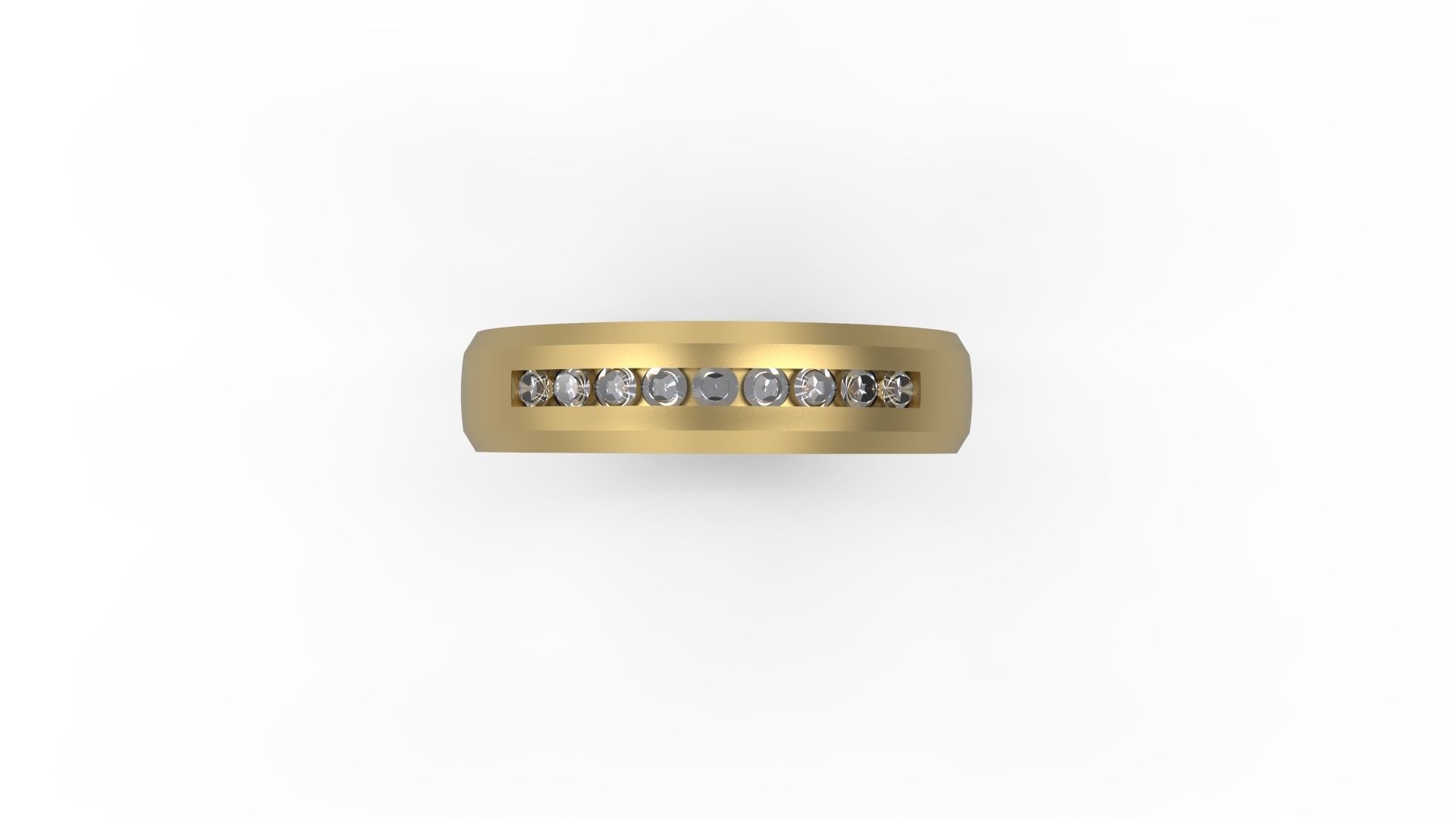 Band Ring 176 3D print model_4