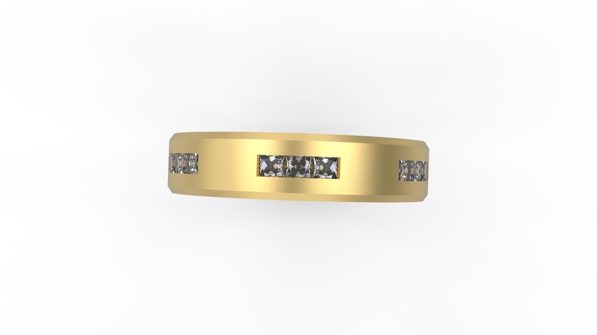 Band Ring 177 3D print model_3