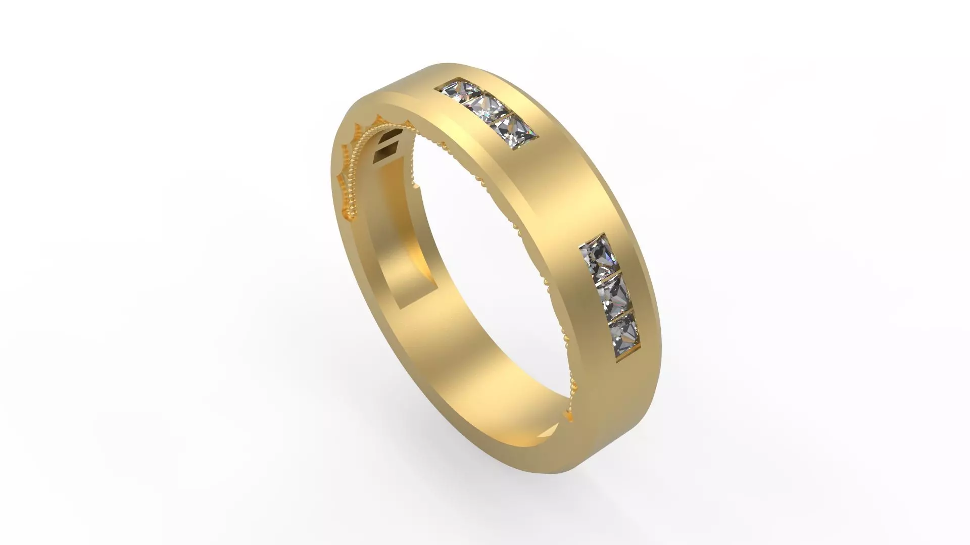 Band Ring 177 3D print model_0