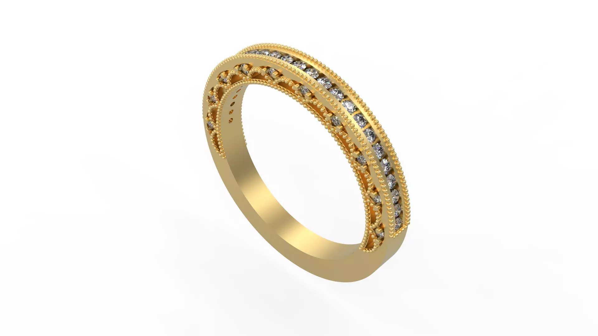 Band Ring 174 3D print model_0