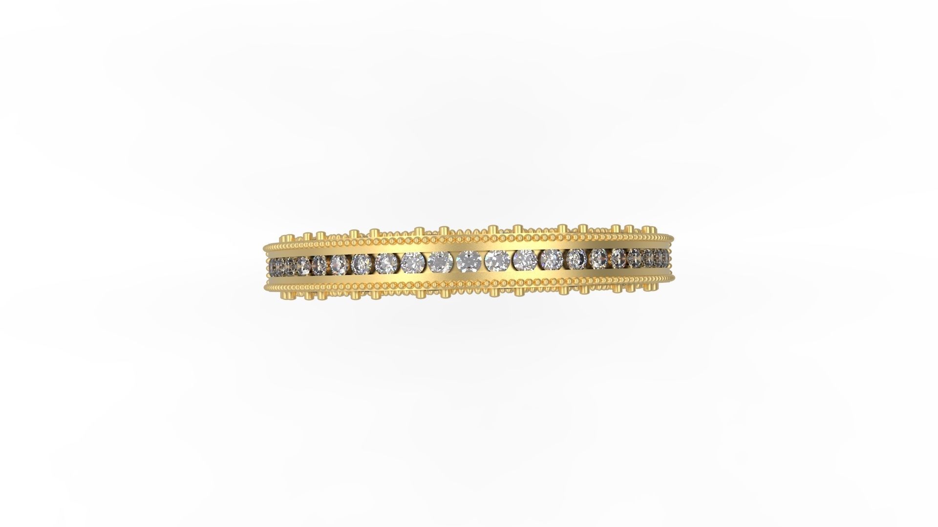 Band Ring 174 3D print model_2