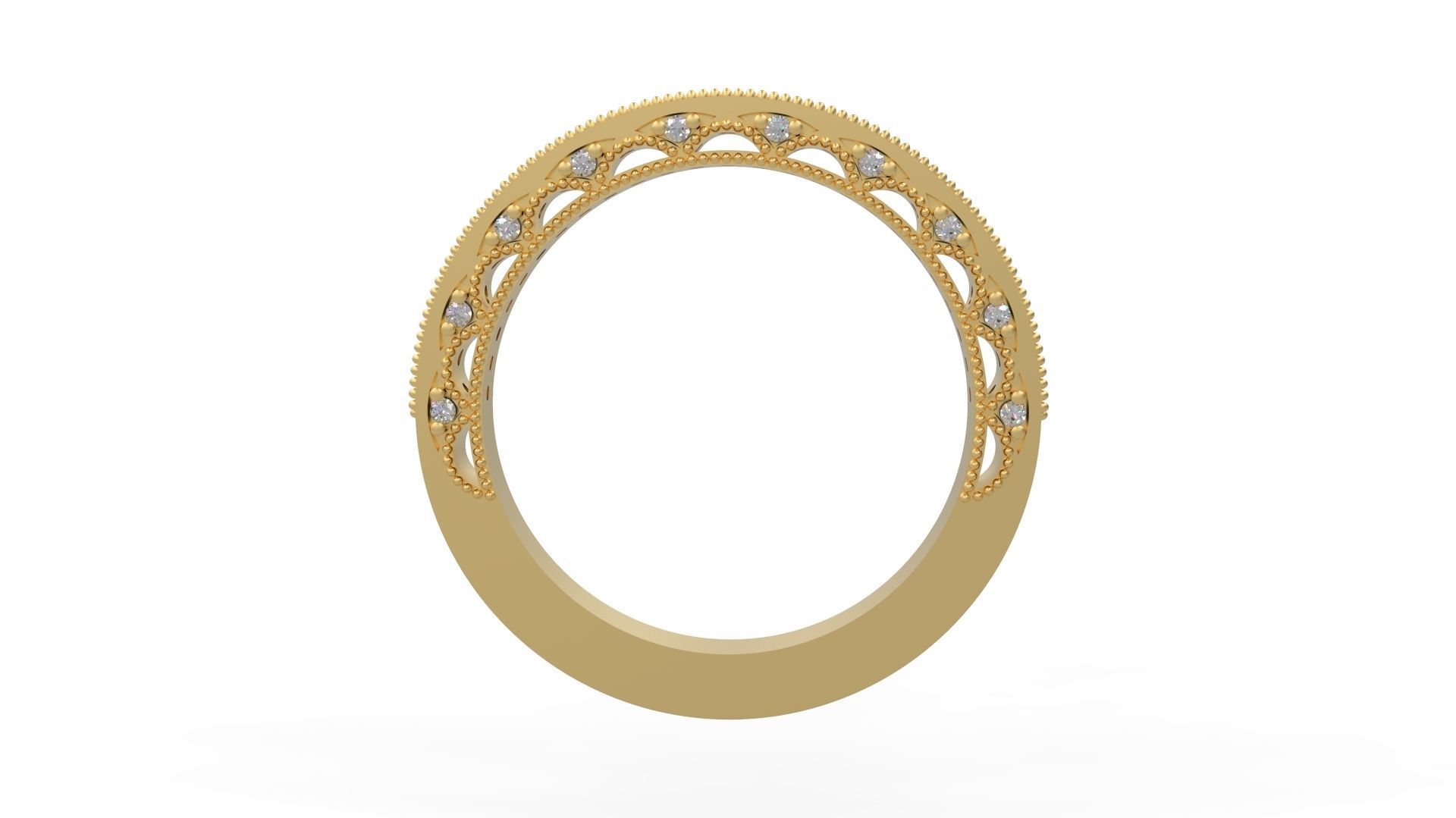 Band Ring 174 3D print model_7