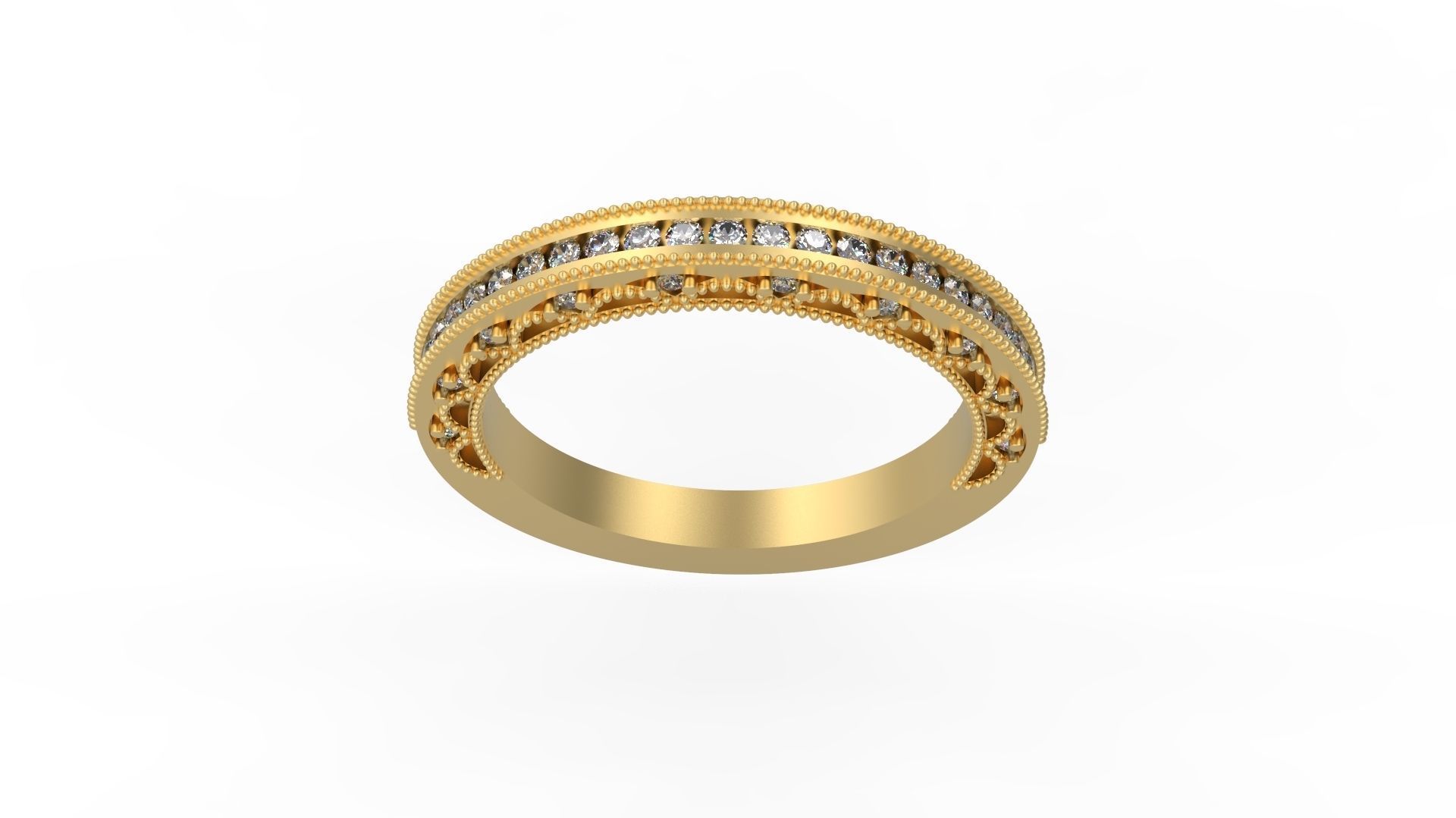 Band Ring 174 3D print model_9