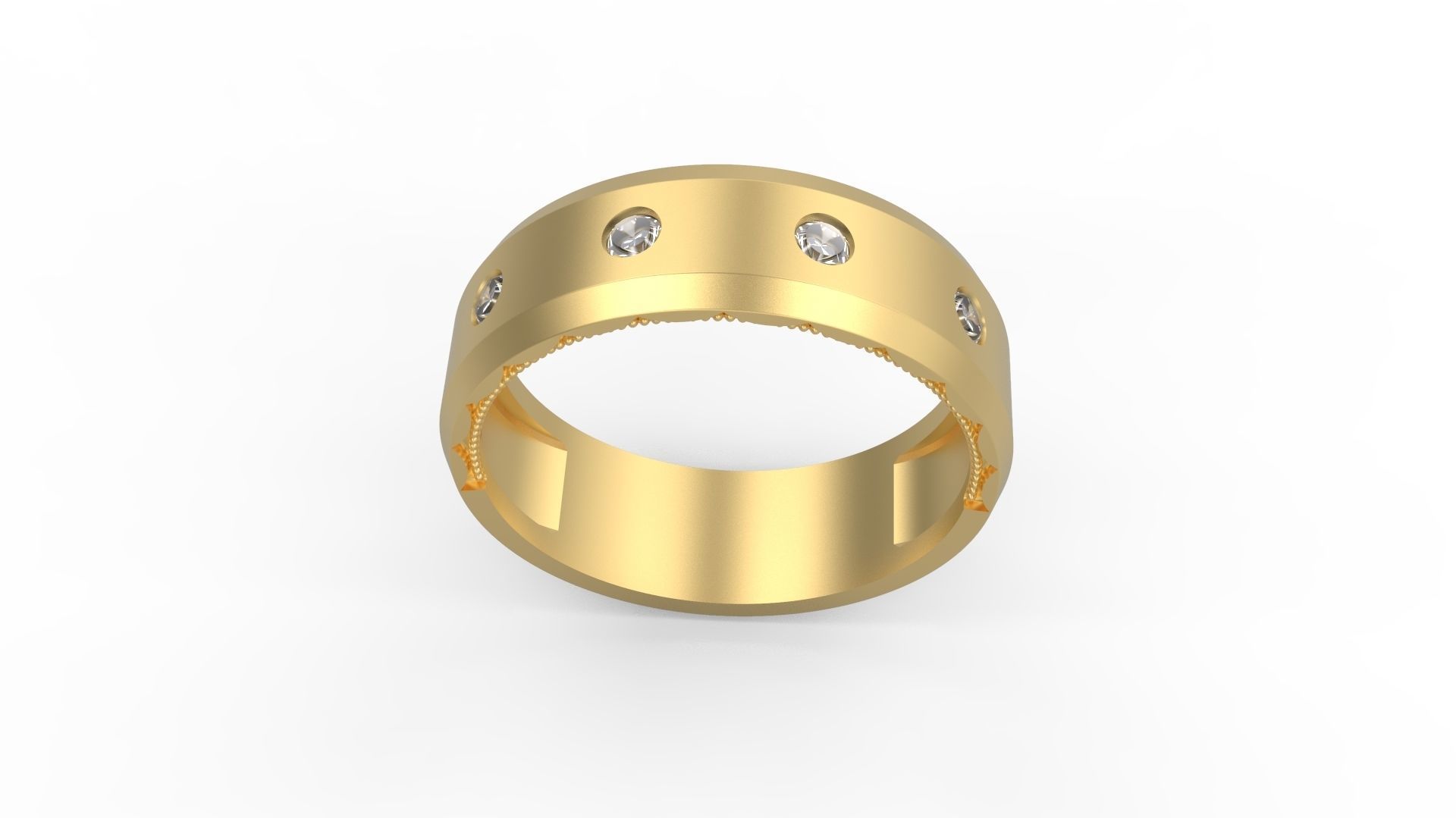 Band Ring 200 3D print model_2