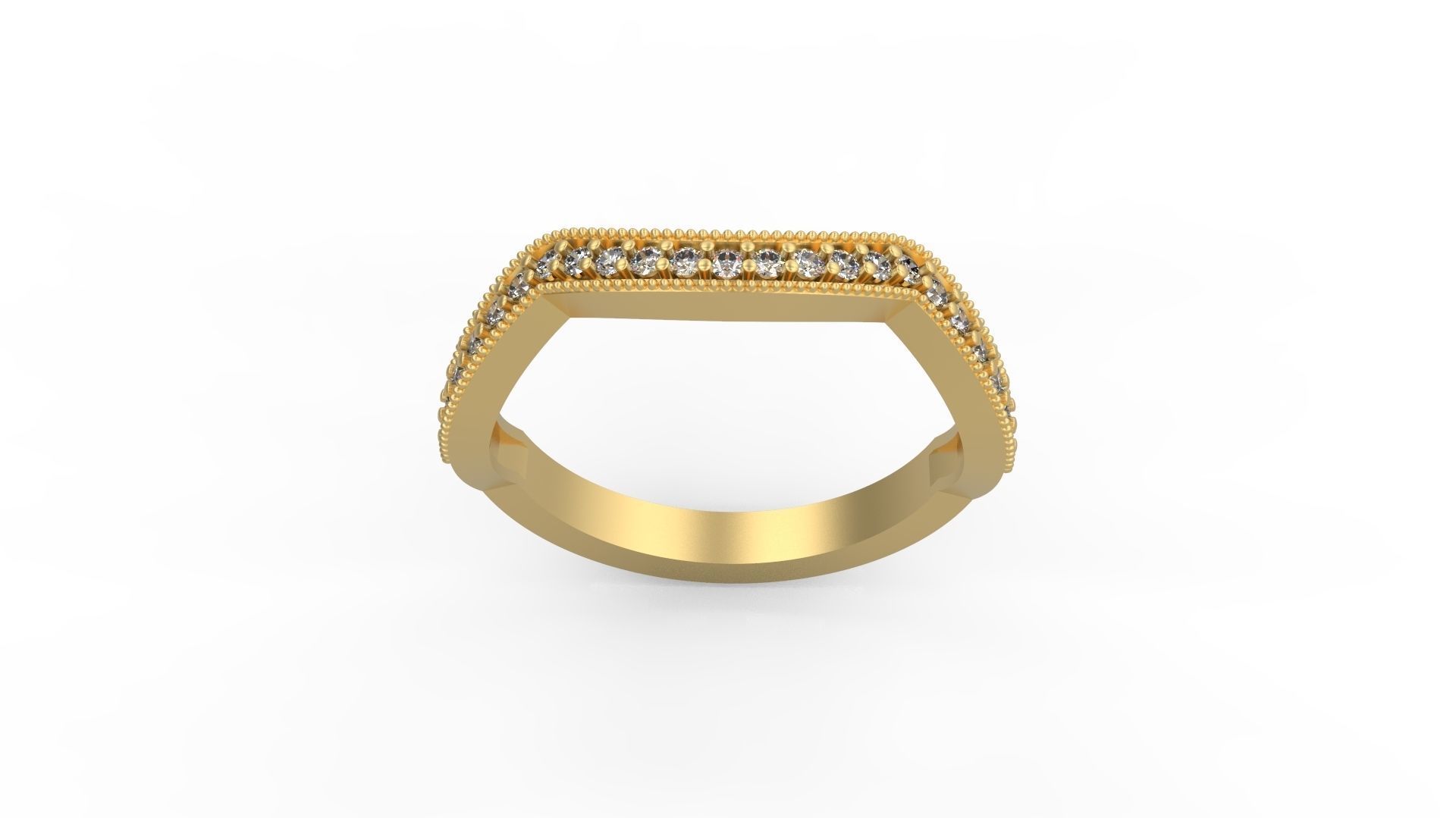 Band Ring 196 3D print model_1