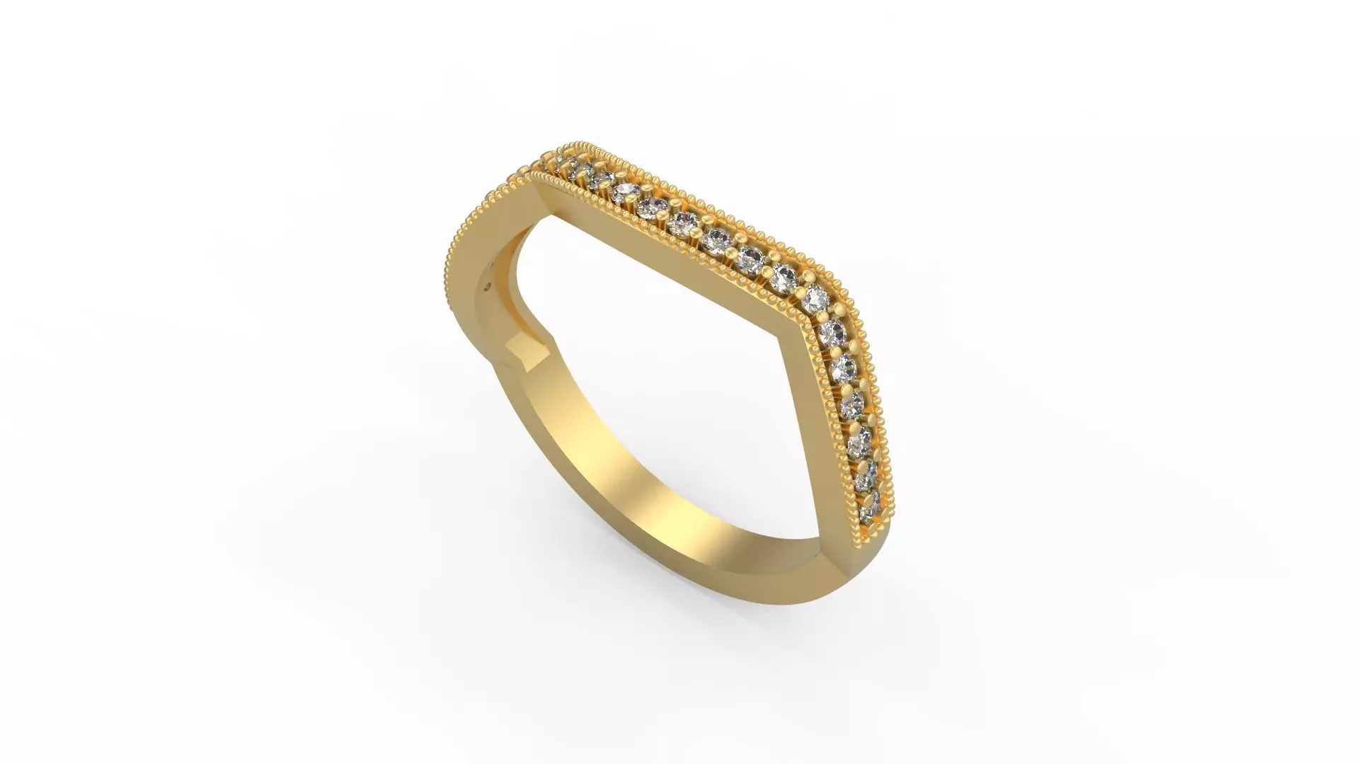 Band Ring 196 3D print model_0