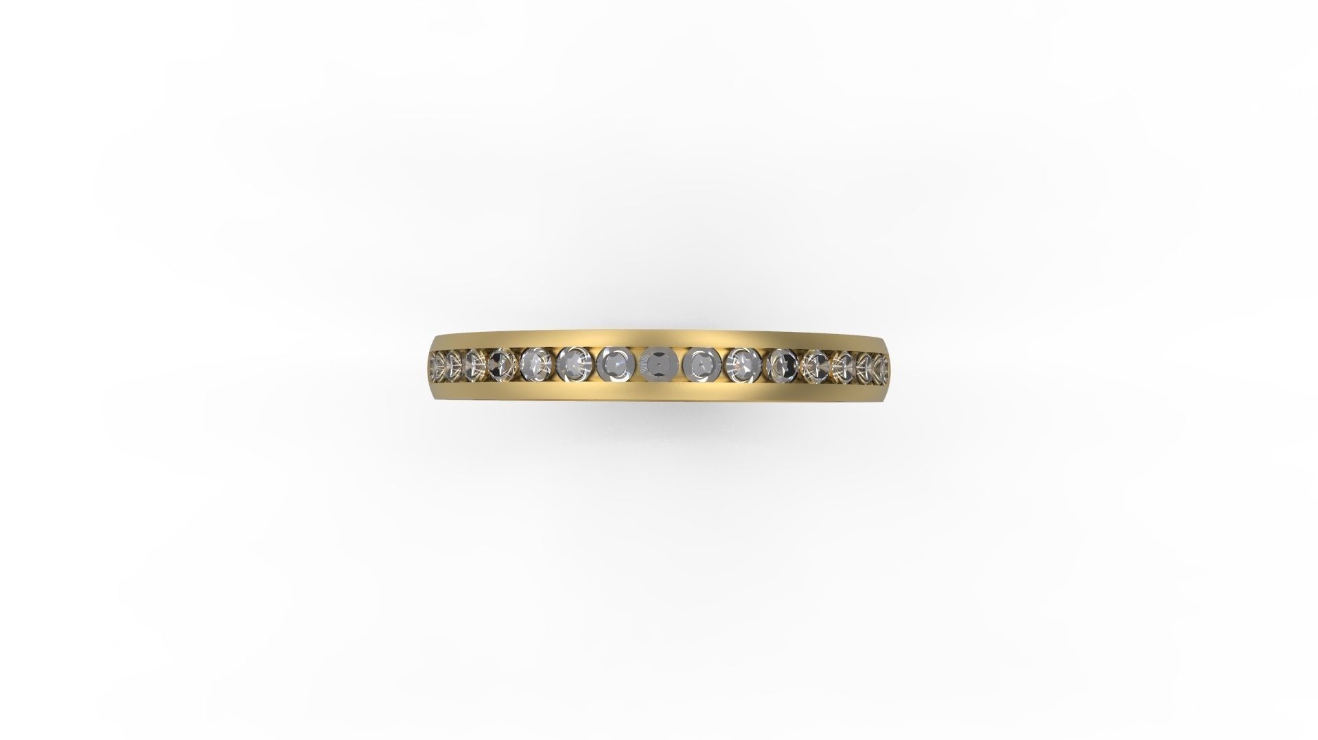 Band Ring 201 3D print model_4