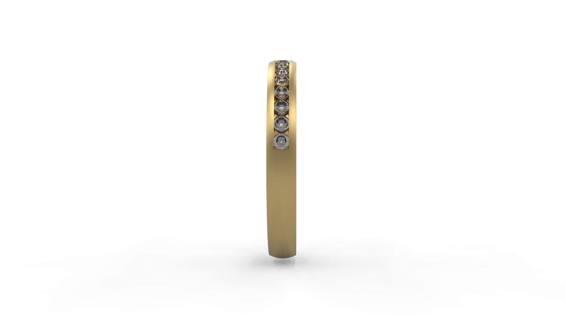 Band Ring 201 3D print model_3