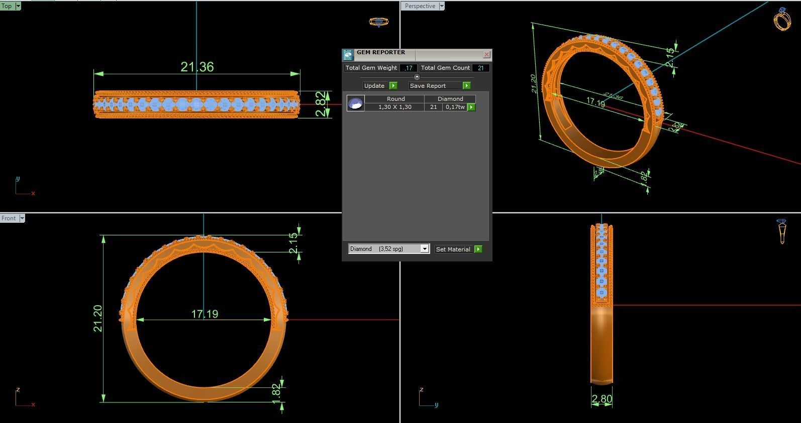 Band Ring 191 3D print model_6