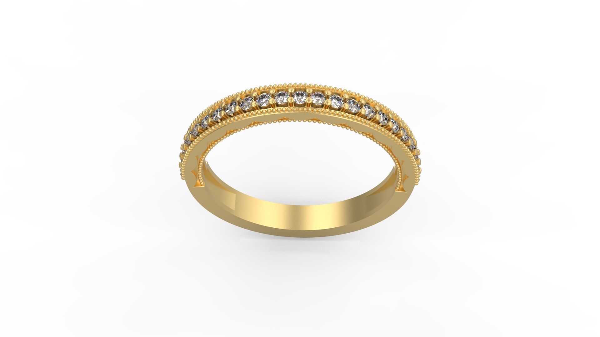 Band Ring 191 3D print model_3