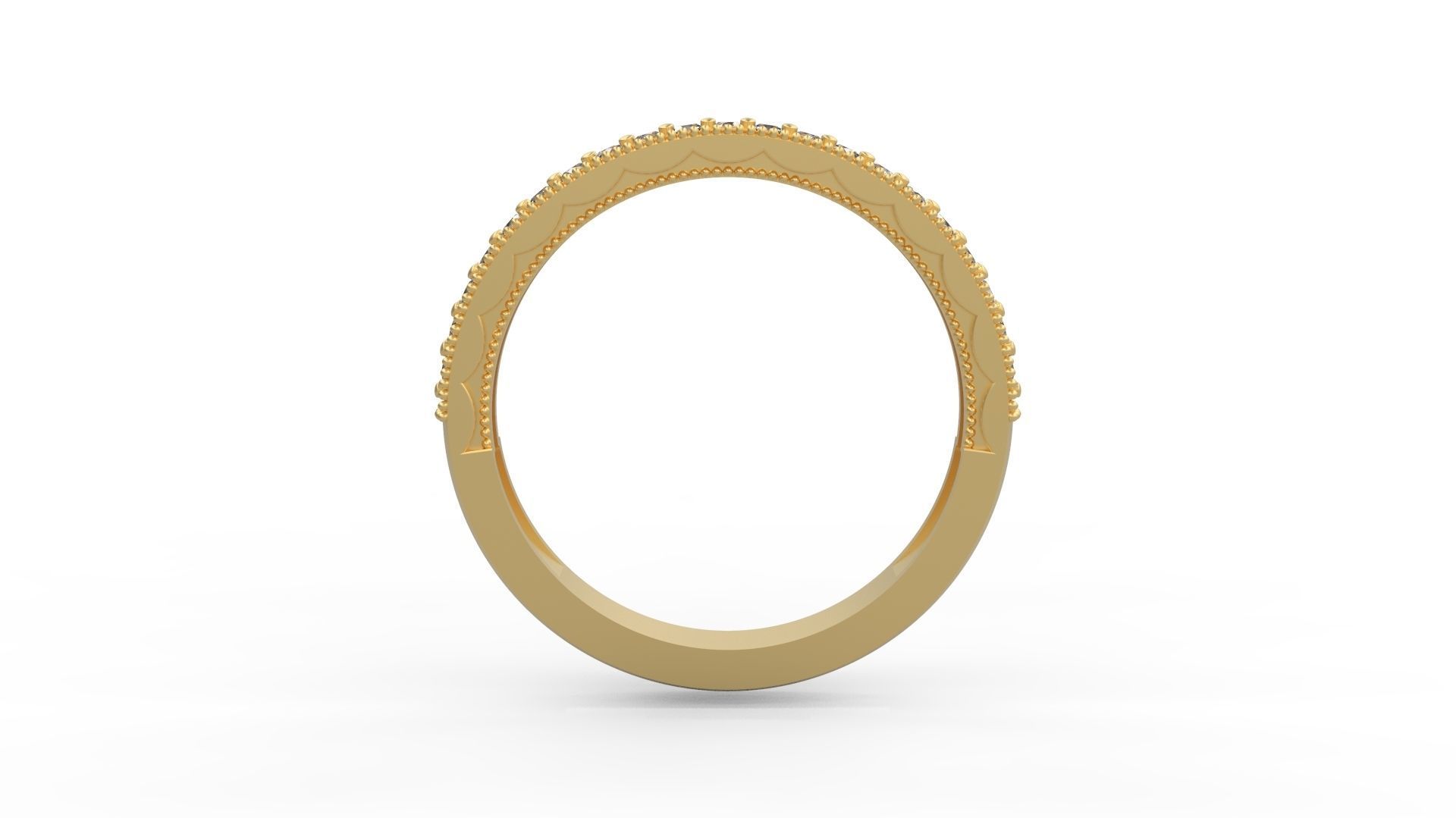 Band Ring 191 3D print model_1