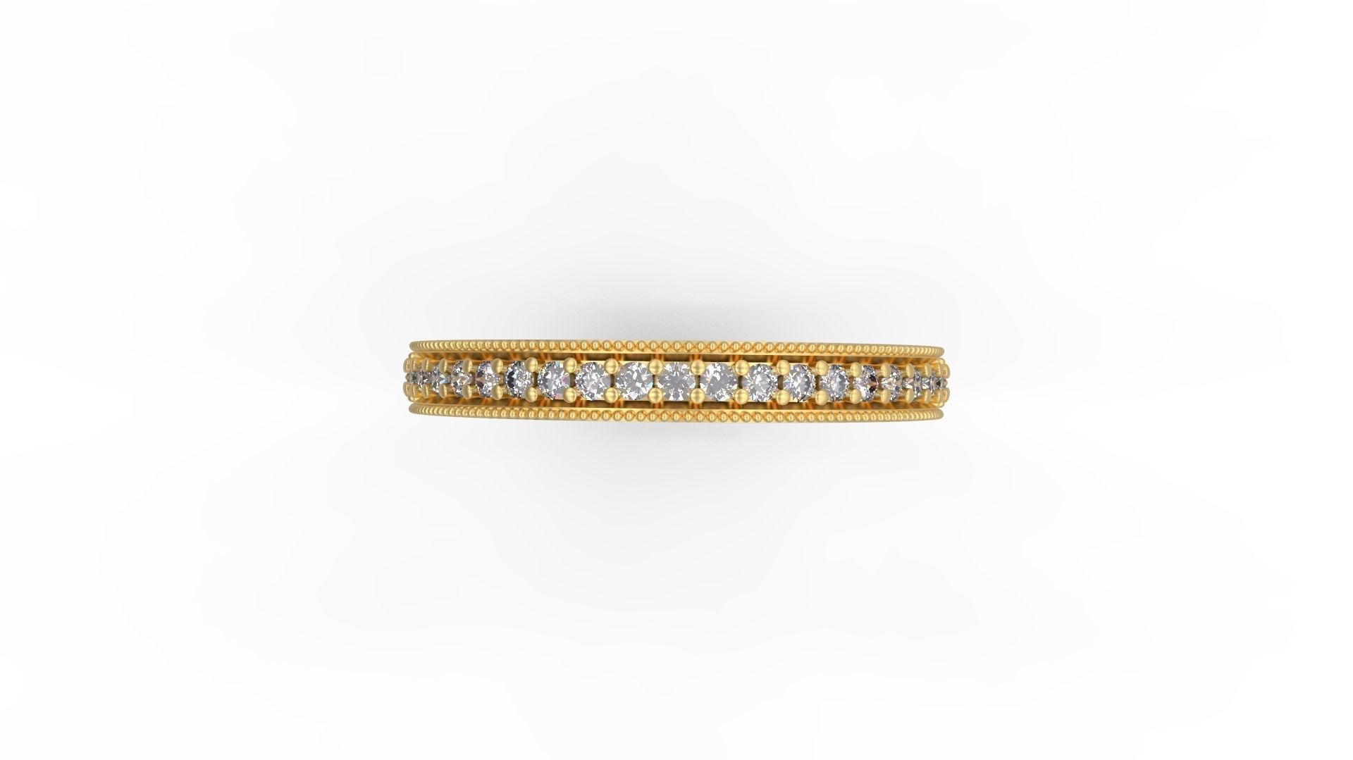 Band Ring 191 3D print model_4