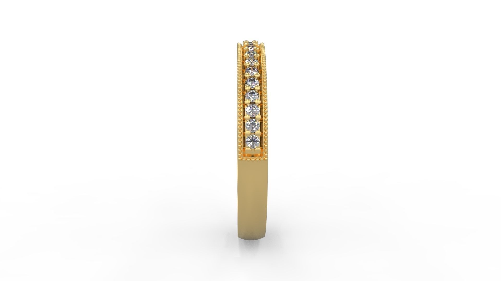 Band Ring 191 3D print model_2