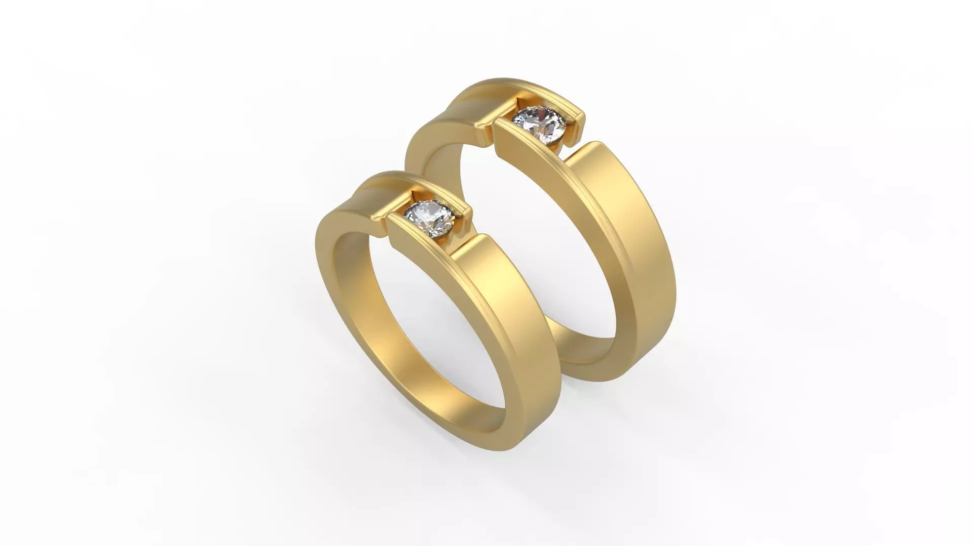 Band Ring 184 3D print model_0