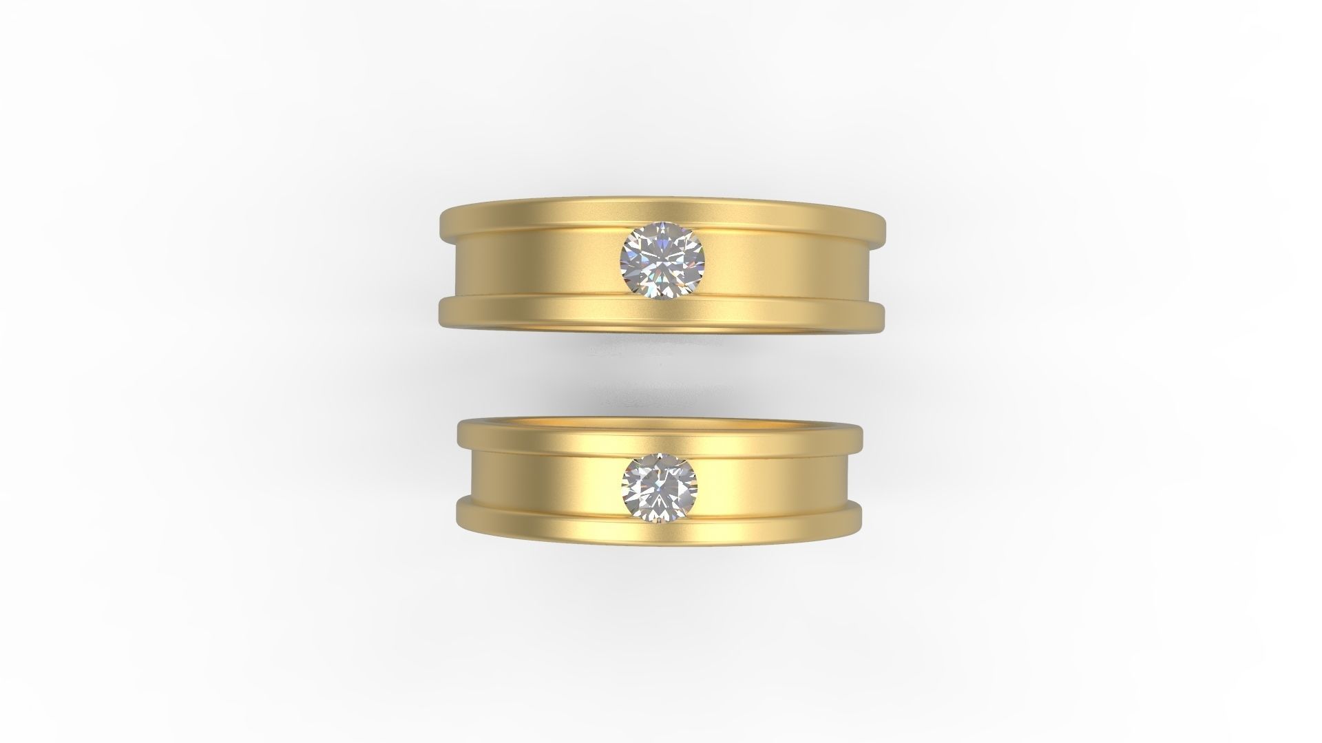 Band Ring 193 3D print model_4