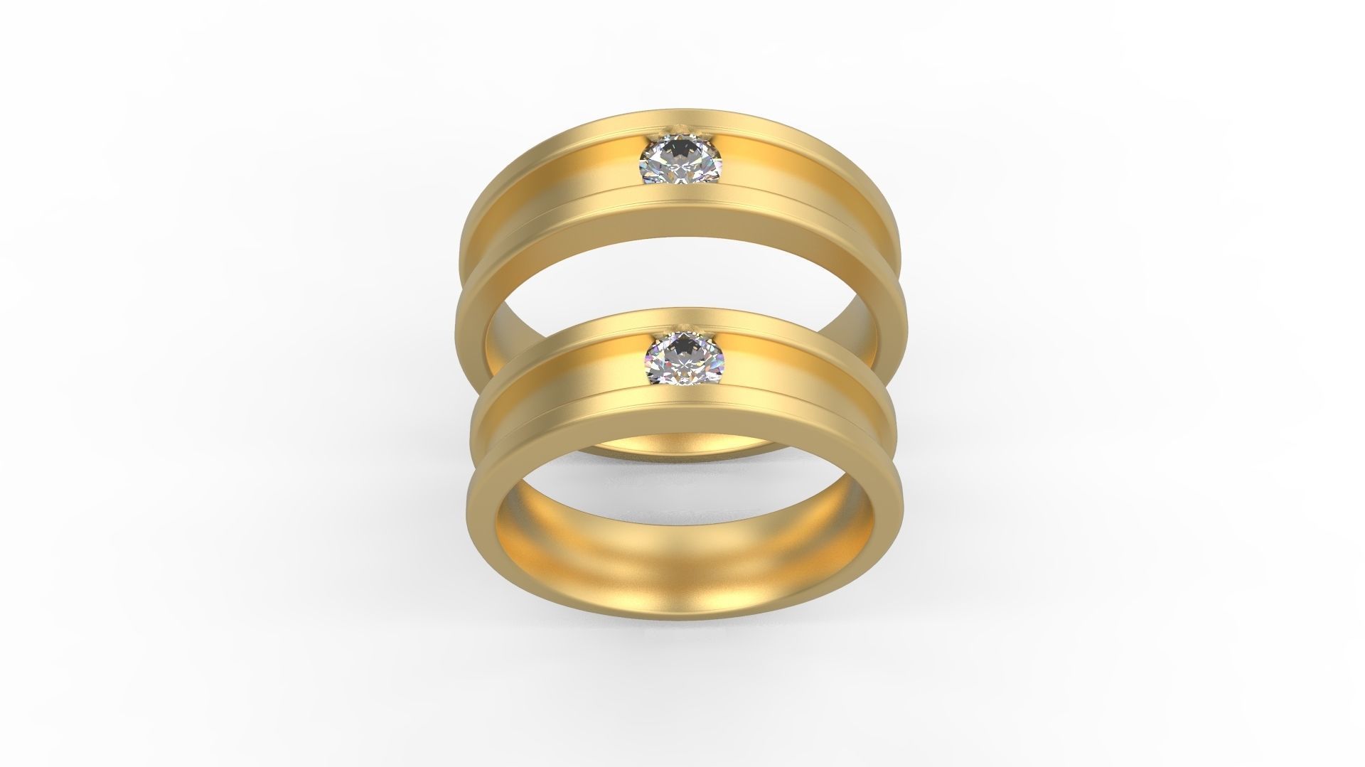 Band Ring 193 3D print model_3