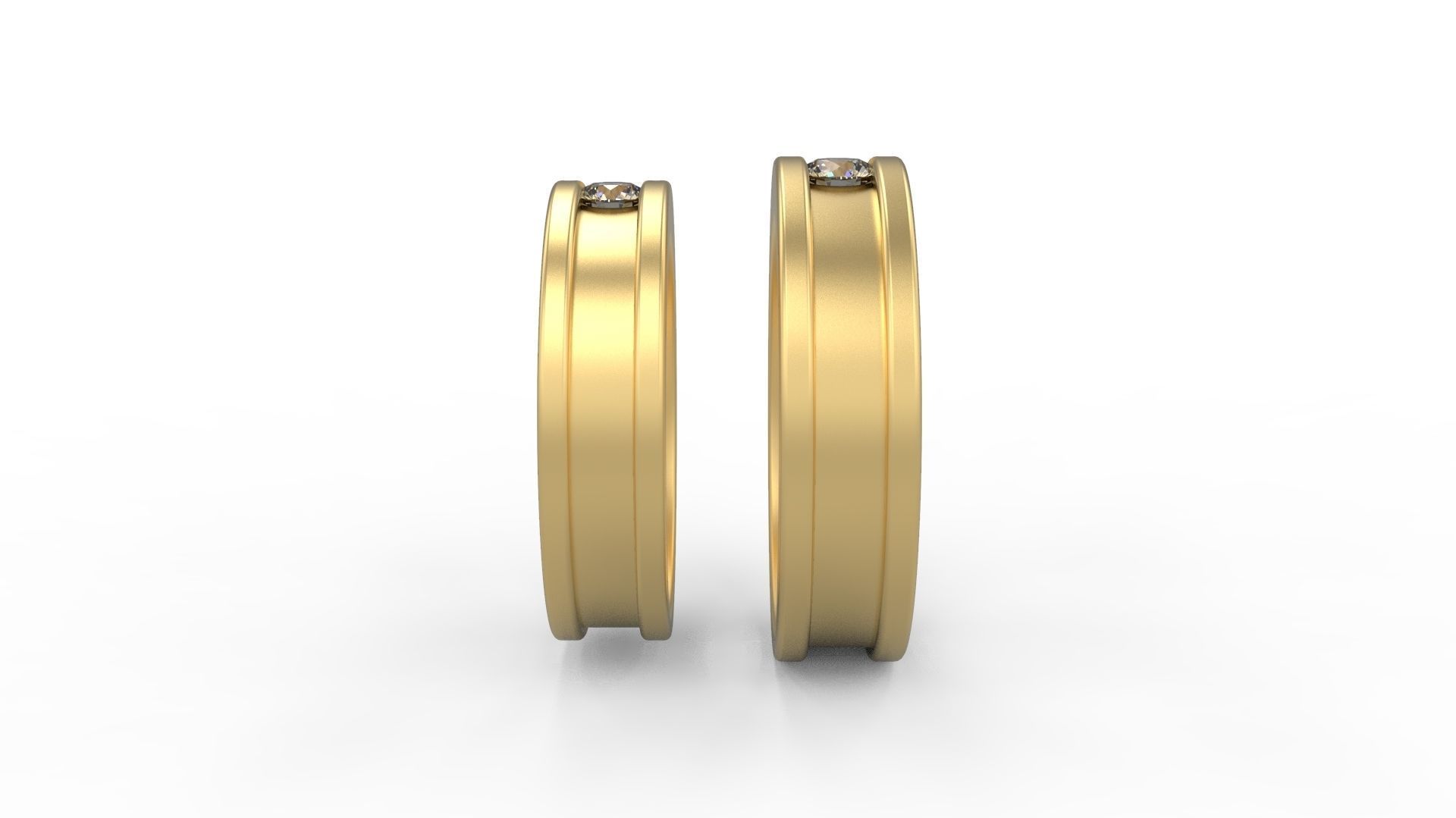 Band Ring 193 3D print model_2
