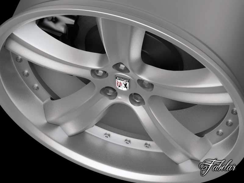 Artega GT rim 3D print model_1