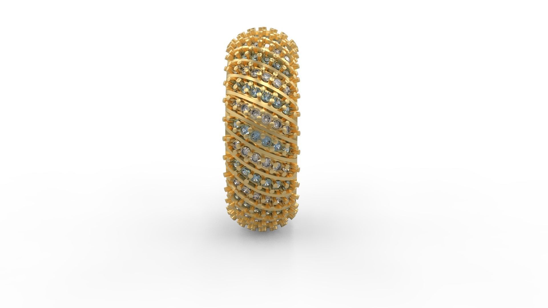 Band Ring 179 3D print model_9